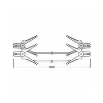 Câble démarrage OSRAM PROFESSIONAL OSC500 1200A – 50 mm² – 5 m