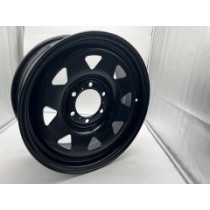 Jante acier Triangular noire 7x17 6x139.7 ET20 Toyota Land Cruiser et Hilux