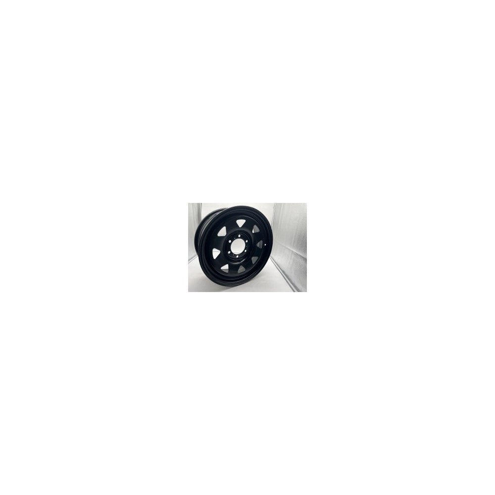 Jante acier Triangular noire 7x17 6x139.7 ET20 Toyota Land Cruiser et Hilux