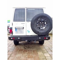 Pare-chocs arrière acier Toyota Land Cruiser HZJ78 (2007+) – Offroad renforcé