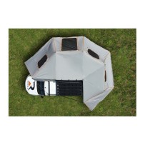 Parois auvent Rockalu 450 droit moustiquaire porte