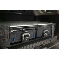 Système tiroirs 4x4 double avec table coulissante TRE | Kayman Off Road