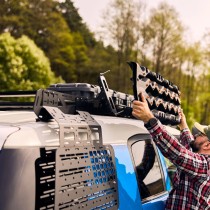 Galerie de toit Defender 110 L663 OX PRO | Roof Rack 4x4 aluminium