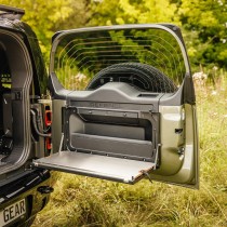 Table hayon Defender L663 rabattable | Table 4x4 avec MOLLE