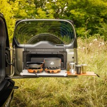 Table hayon Defender L663 rabattable | Table 4x4 avec MOLLE