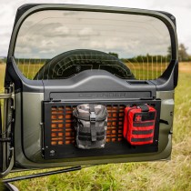 Table hayon Defender L663 rabattable | Table 4x4 avec MOLLE