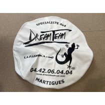 Cache roue de secours blanc Ø82cm DTC Parts - Dream Team Car