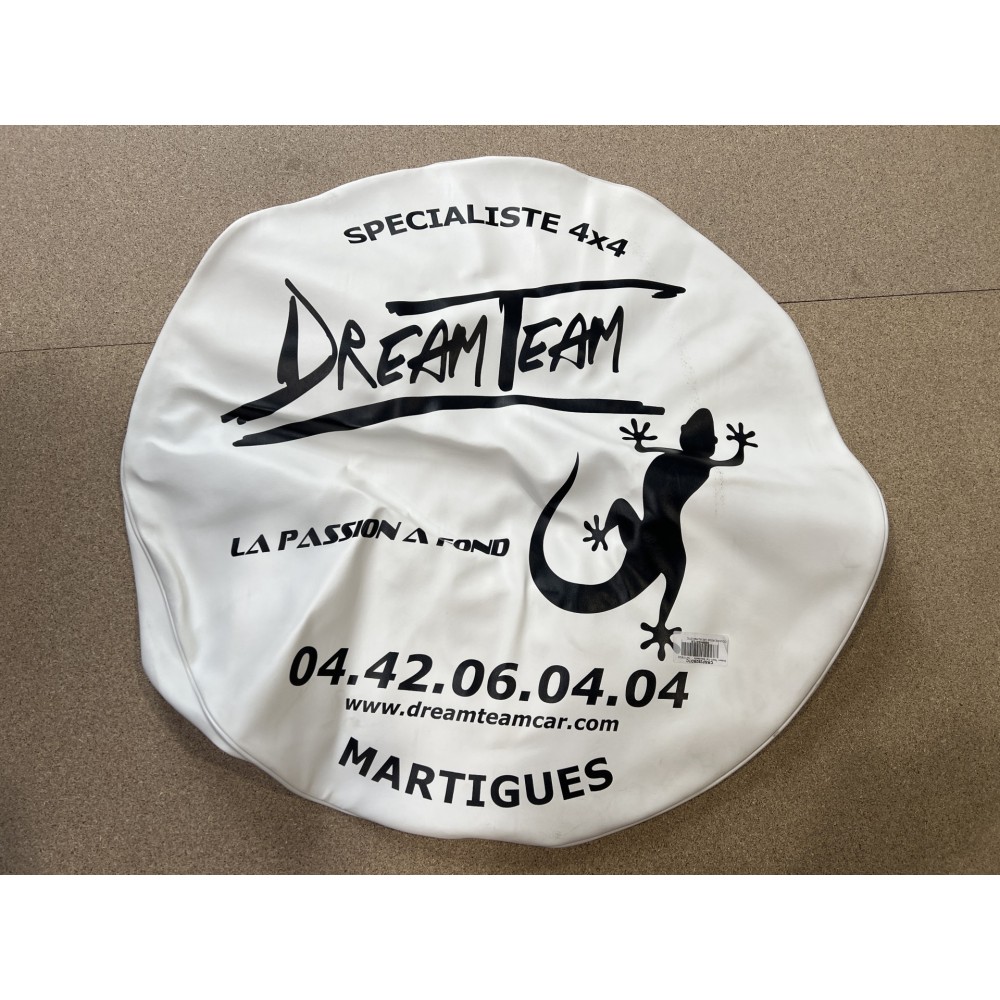 Cache roue de secours blanc Ø82cm DTC Parts - Dream Team Car