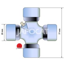 Croisillon transmission 25x77 mm Mitsubishi | Pièce 4x4