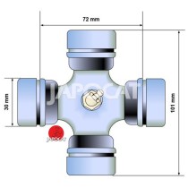 Croisillon transmission 30x101 mm Mitsubishi | Pièce 4x4
