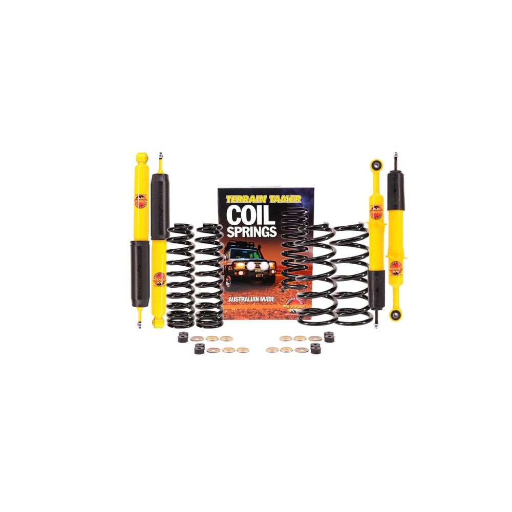 Kit suspension Terrain Tamer KDJ120 +50 mm | Tarage sur mesure