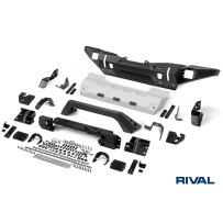 Pare-chocs avant Rival Jeep Wrangler JK/JL compétition robuste