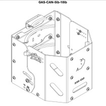 Support bouteille propane Bison Gear 5lb 10lb overland