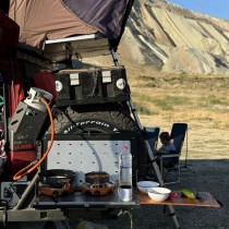 Plateau sur roue de secours Bison Gear