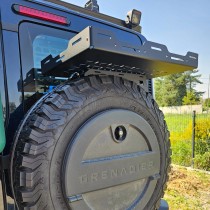 Plateau sur roue de secours Bison Gear