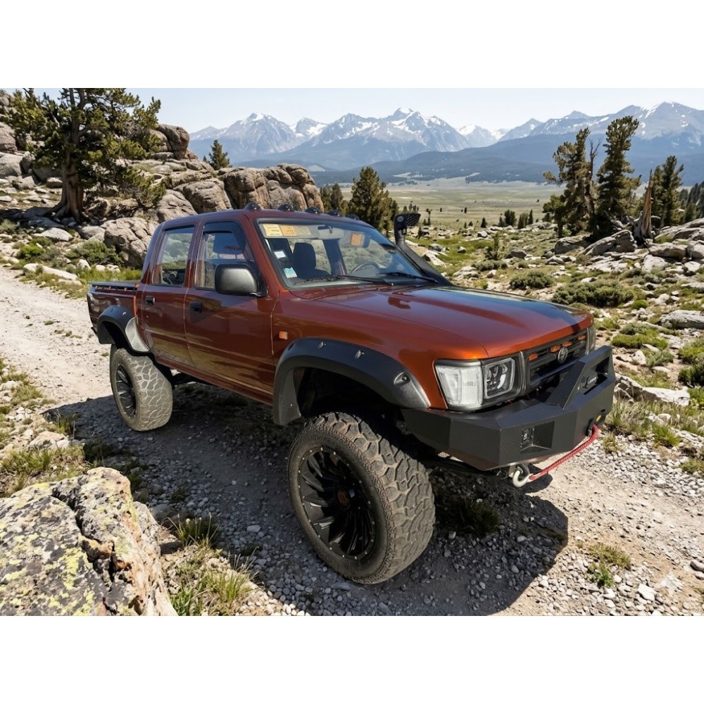 Elargisseurs d'ailes pour Toyota HiLux 106 (1989-1998) Double cabine - 95 mm de large