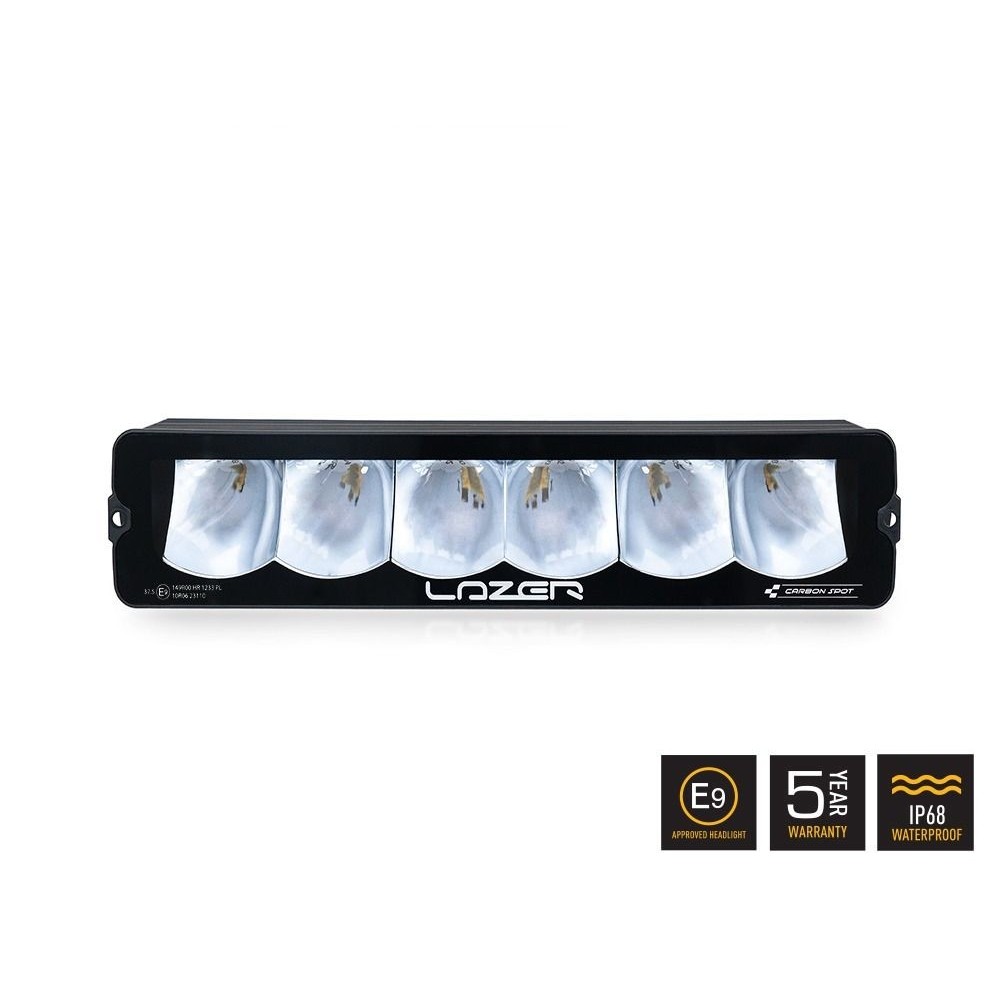 Phare LED LAZER Carbon-6 Spot Jaune – Éclairage 4x4 Haute Puissance