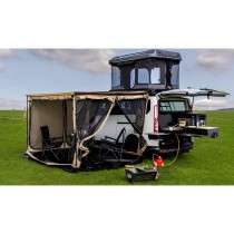 Salle d’auvent 3000x2500 DLX ARB avec sol pour auvent 3m – Conf
