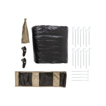Salle d’auvent 3000x2500 DLX ARB avec sol pour auvent 3m – Conf