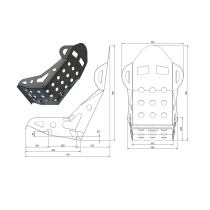 Siège Aluminium – Prototype  Compétition