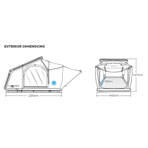 Tente de toit rigide ARB Intrepid Slimline 2.5 : confort et espace