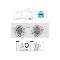 Buse de ventilation ARB pour chauffage/clim tente de toit Offroad