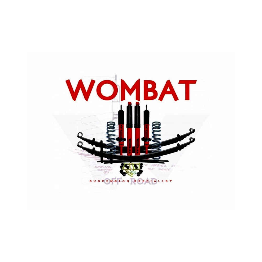 Kit Suspension Wombat +50 mm Nissan Navara D40 Medium 2005-2015