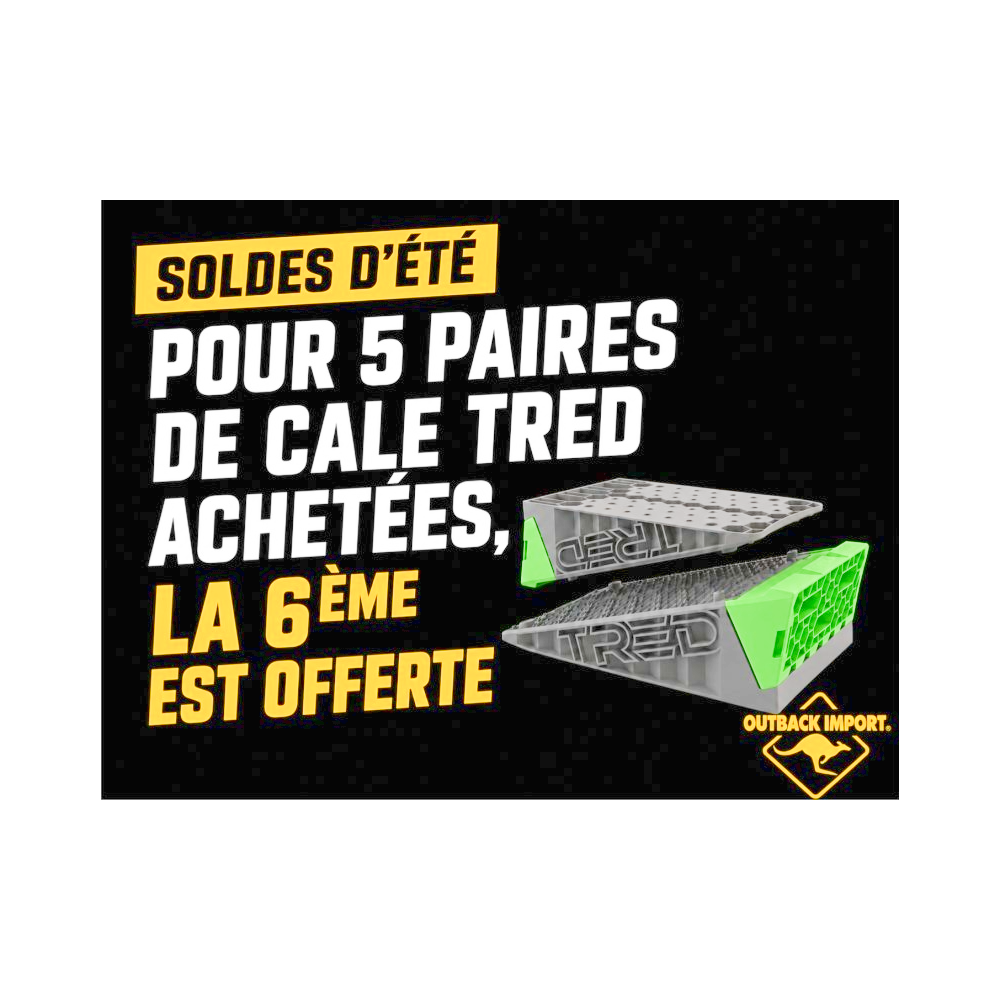 PACK 5+1 OFFERT - Rampes de mise à niveau Tred GT Levelling