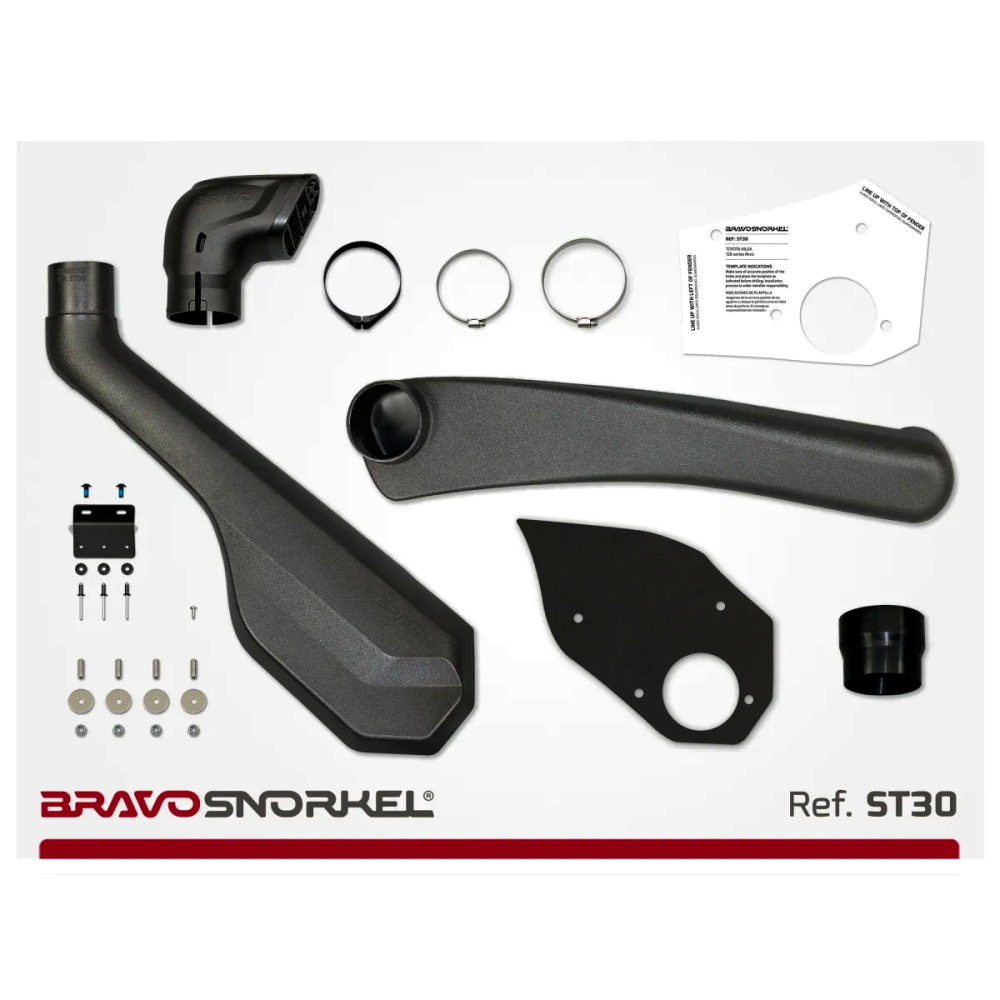 SNORKEL BRAVO TOYOTA HILUX 126 SERIES REVO 2016+