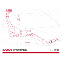 SNORKEL BRAVO Toyota Hilux Revo 2016+ : Performance 4x4 garantie