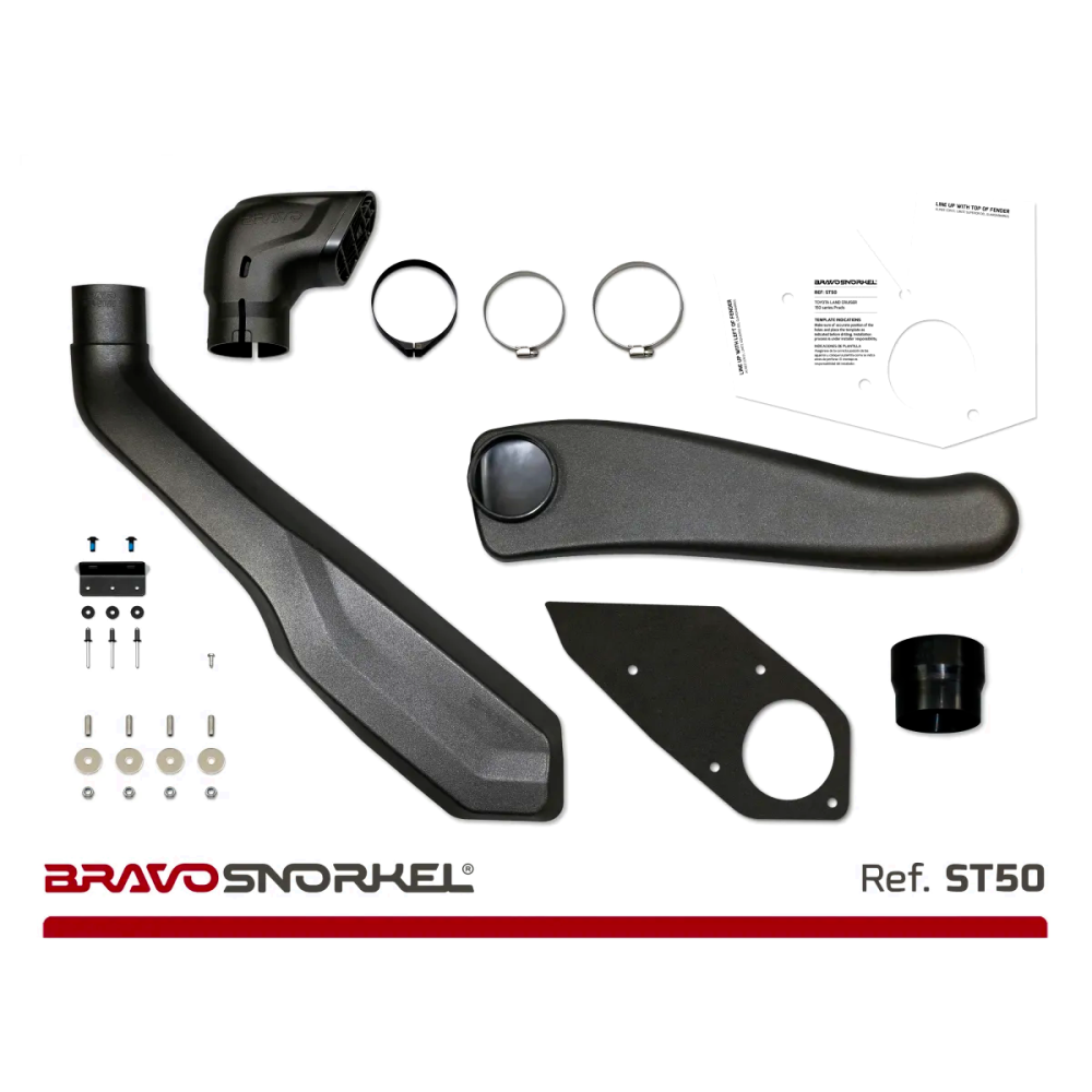 SNORKEL BRAVO TOYOTA LAND CRUISER 150 SERIES PRADO 2009+