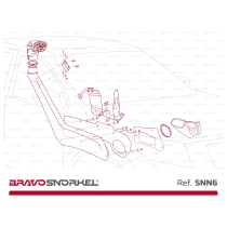 Snorkel Bravo Nissan Navara/NP300 D23 2015+ - Performance & Protection