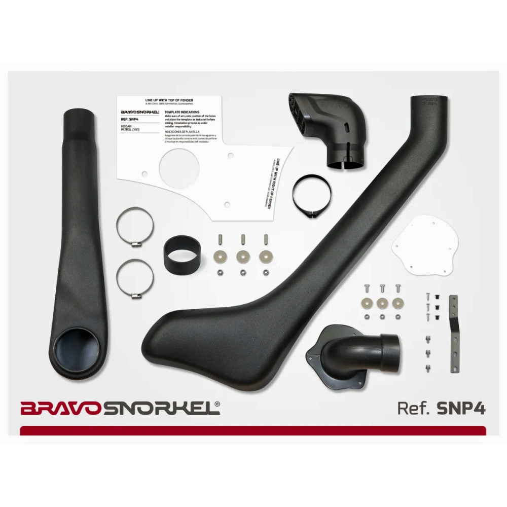 SNORKEL BRAVO NISSAN PATROL Y61 2005+