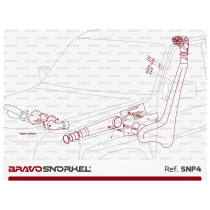 Snorkel Bravo Nissan Patrol Y61 2005+ - Kit Complet Tout-Terrain