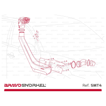 Snorkel Bravo Mitsubishi L200/Triton MR 2019+ - Kit Complet Offroad