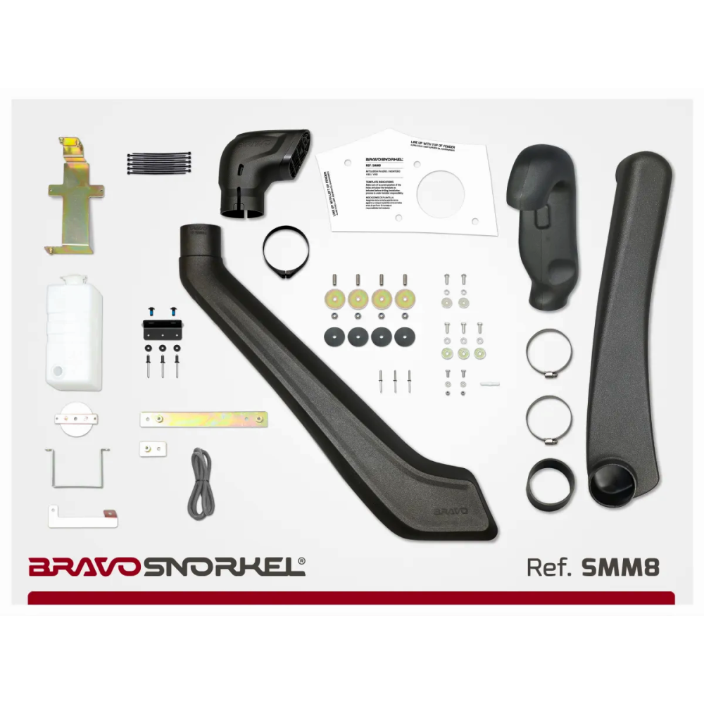 SNORKEL BRAVO MITSUBISHI PAJERO / MONTERO V80 / V90 2007+