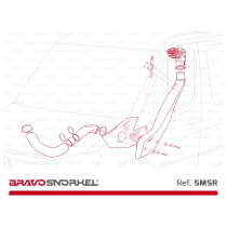 Snorkel Bravo Mercedes Sprinter W906 2006-2018 | Kit Complet Offroad