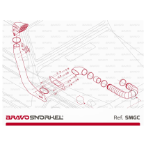 Snorkel BRAVO Mercedes G Class W460/461/463 - Kit Complet Offroad