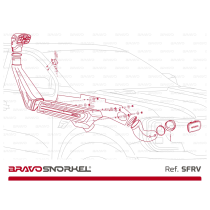 Snorkel Bravo Ford Ranger Raptor 2023+ : Kit Complet, Offroad Perfo