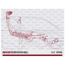 Snorkel Bravo Ford Ranger PX 2023+ : Performance et Protection Offroad