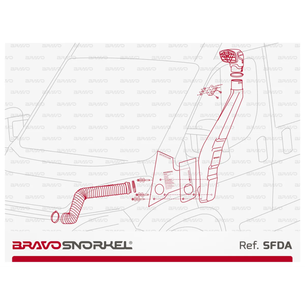 SNORKEL BRAVO RAM PROMASTER 2013+
