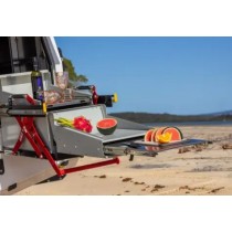 Cuisine Coulissante ClearView 74 L avec Plans de Travail et Évier