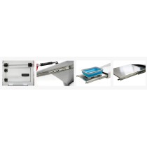 Cuisine Coulissante ClearView 74 L avec Plans de Travail et Évier