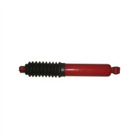 Amortisseur de direction XT Automotive rouge avec soufflet noir et extrémité rouge, conçu pour Suzuki SJ/Samurai