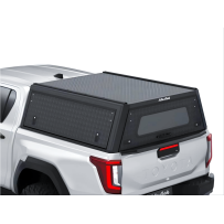 HardTop Alu-Cab Explorer noir strié pour Toyota Hilux Travo double cabine