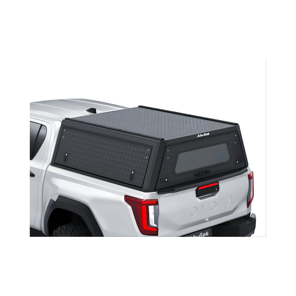 HardTop Alu-Cab Explorer noir strié pour Toyota Hilux Travo double cabine