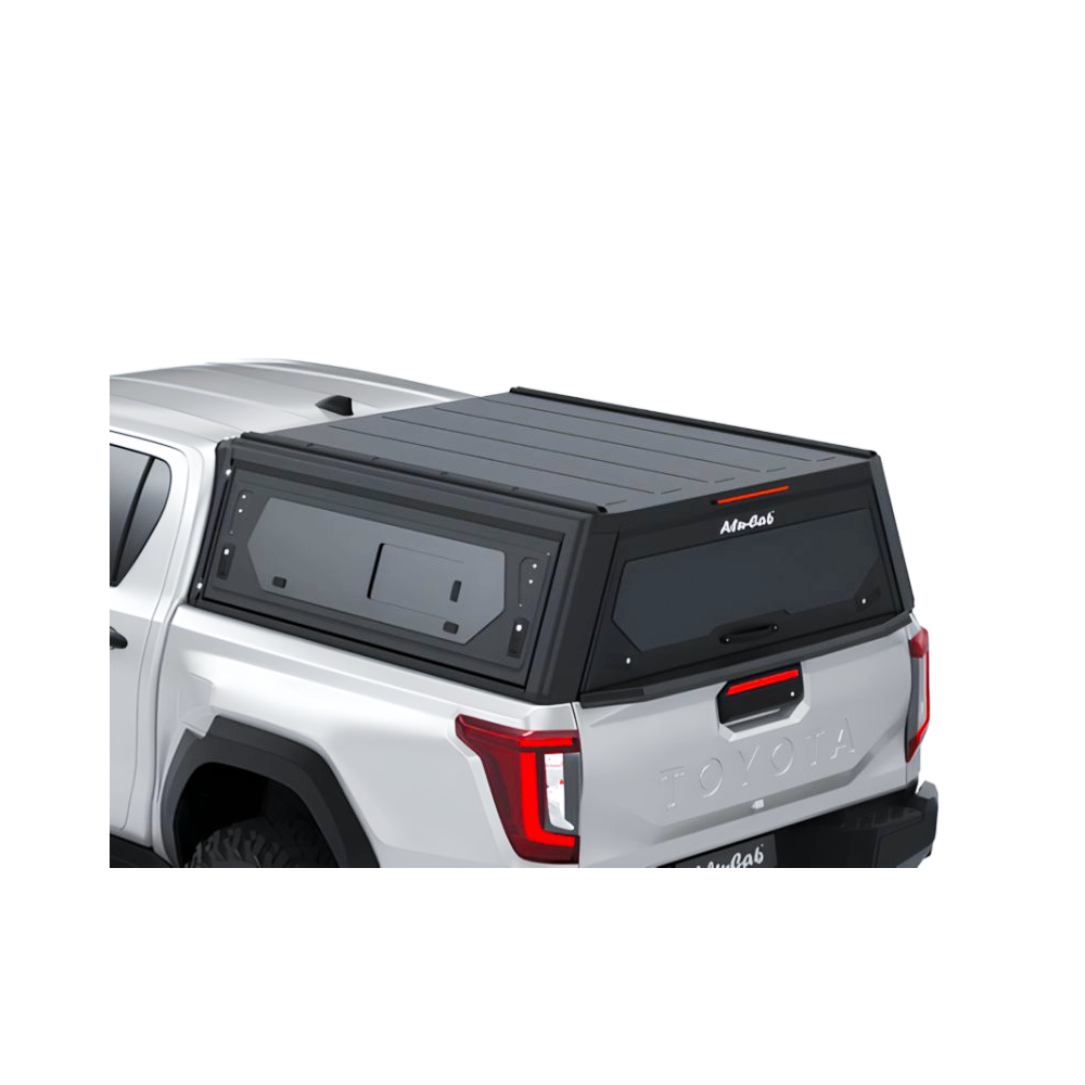 HardTop Alu-Cab Contour avec vitres latérales pour Toyota Hilux Travo double cabine