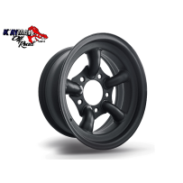 Jante Acier TRACROCK HD 7x16 ET -25 Noire pour Land Rover Defender, Discovery I & Range Rover Classic