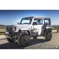 Pare-chocs avant acier Suzuki Jimny 2018+ N4-Offroad, Offroad robuste