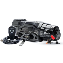 Treuil ARB 4,5T 12V avec corde synthétique 28M grise 4x4